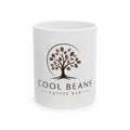 Coffee Mug - "Cool Beans" Coffee Bar Logo Ceramic Mug (11oz & 15oz)