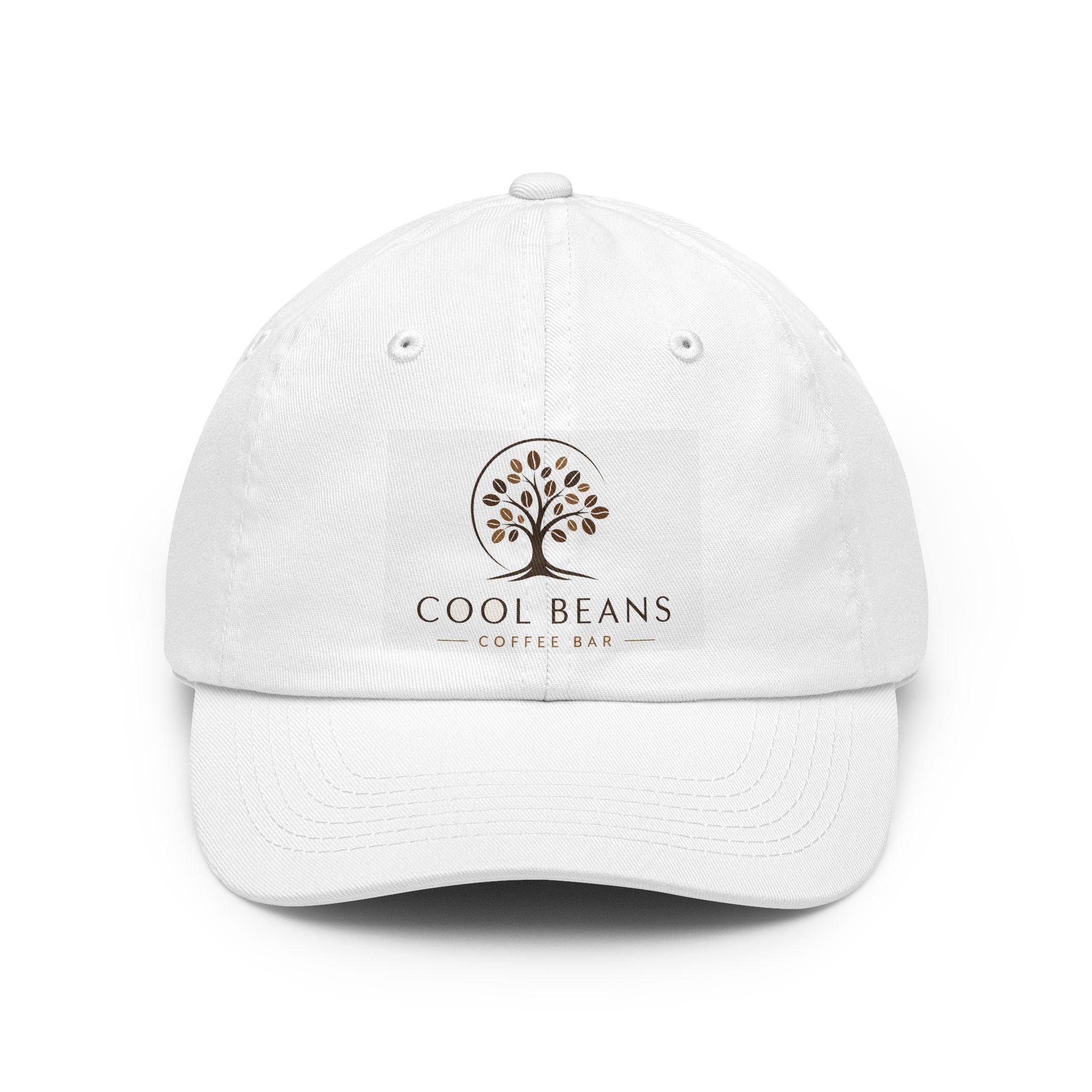 Cool Beans Coffee Co. Dad Hat — Minimal Logo Baseball Cap